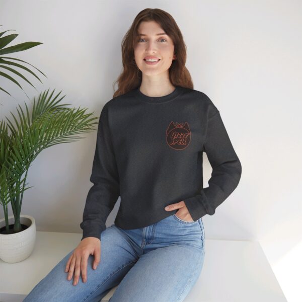 Dizzy Spell logo crewneck sweatshirt (dark heather) - Image 11