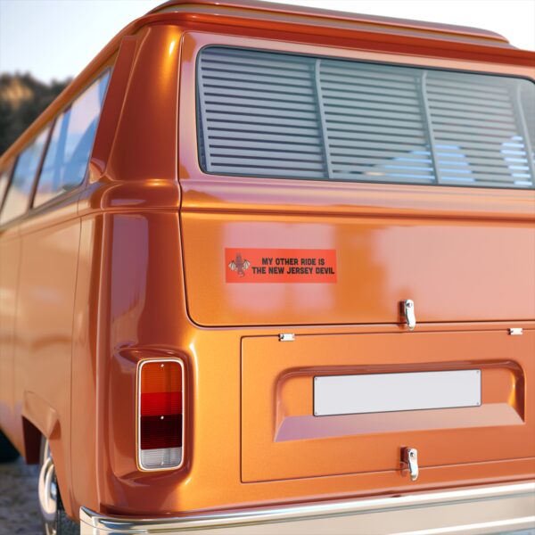My Other Ride Is The New Jersey Devil bumper sticker - Image 2